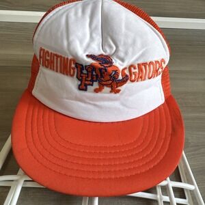 Vintage University of‎ Florida Fighting Gators Stitched Snapback Hat Rare 1970's